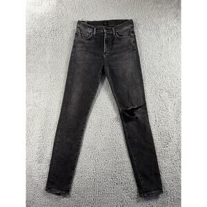 Citizens Of Humanity Jeans‎ Women 27 Rocket Mid Rise Skinny Ripped Knee Pants